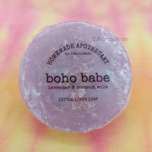 T.NorciaMade Other - Boho Babe Little Luffa Loaf: Lavender & Coconut Milk